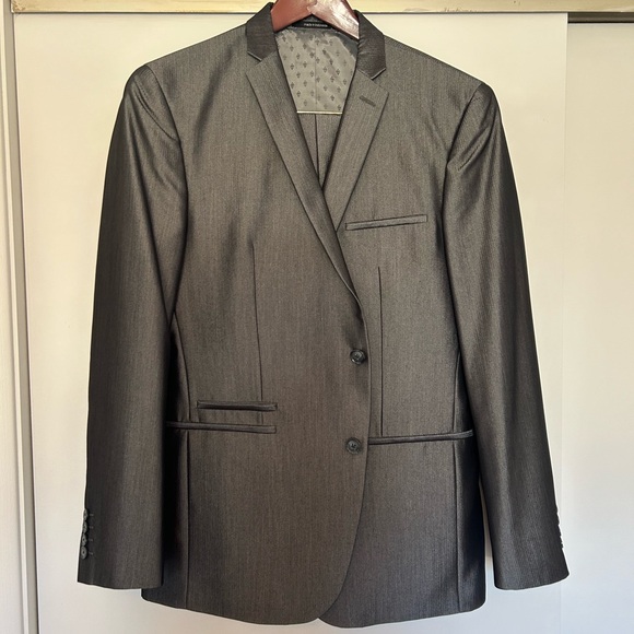 Bar III Other - Bar lll slim fit, silver/grey, 2 piece suit